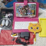 B22 Tablette éducative avec clavier rose + abaque et lacet lumineux offert