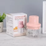 Mini Hachoir À Ail Électrique Portable