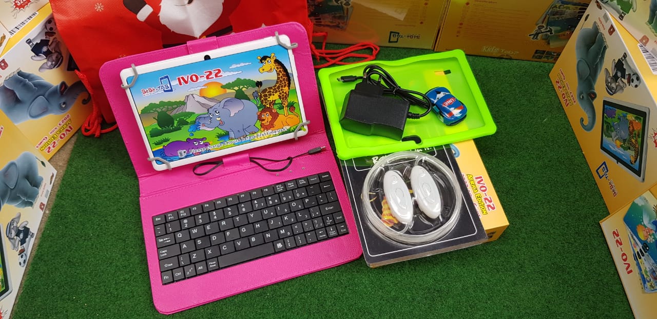 BEBE TAB Tablette enfant - Ecran 7 - ROM 16Go - RAM 2Go - Dual core rose -  Prix pas cher
