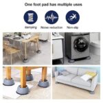 Support Anti-vibration Pour Machine à Laver/réfrigérateur - Lot de 4 Pièces